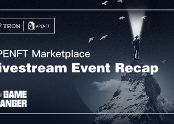 APENFT Marketplace launch livestream with TRON Founder H.E. Justin Sun