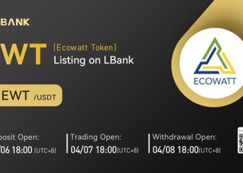 LBank Exchange will list Ecowatt (EWT) on April 7, 2022