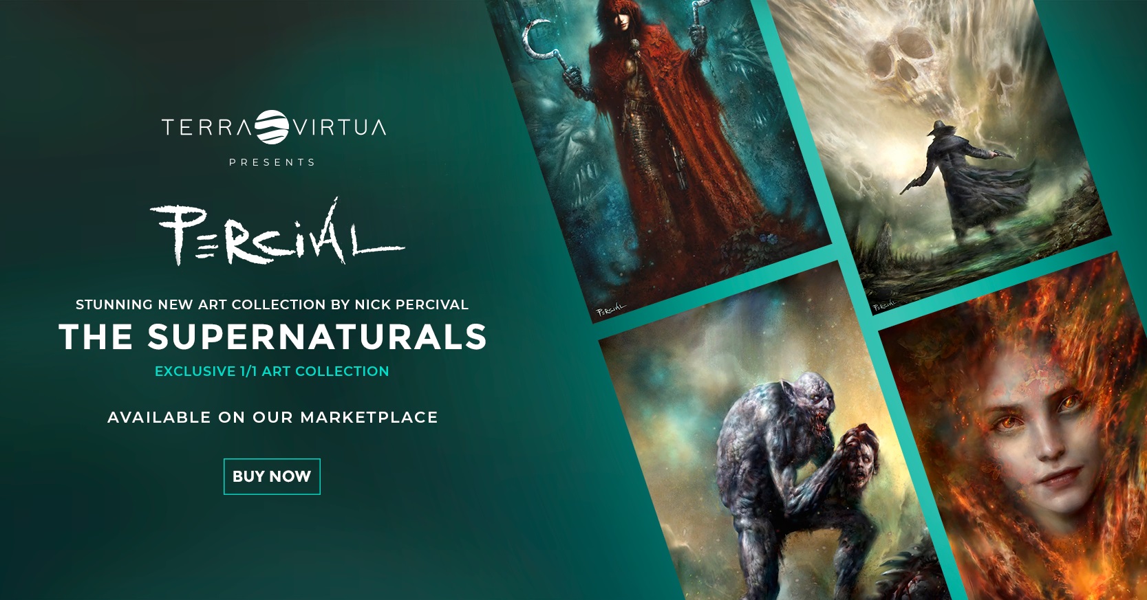 Terra Virtua Drops ‘the Supernaturals’ 1/1 NFT Collection by Award-winning Fantasy Artist Nick Percival