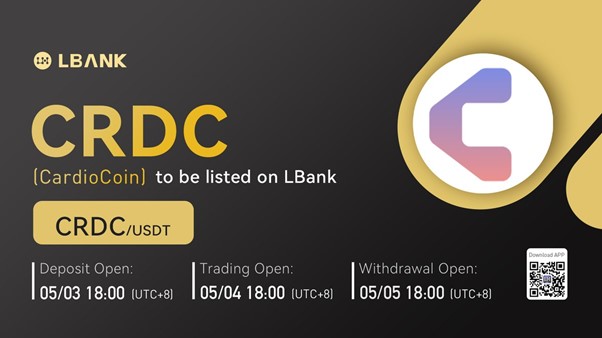 Cardiocoin (CRDC) Is Now Available for Trading on LBank Exchange