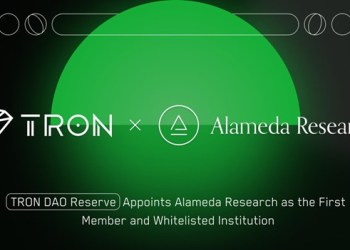TRON DAO Reserve Appoints Alameda Research as the First Member and Whitelisted Institution