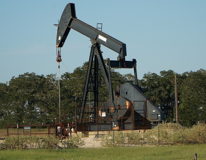 Methane, oil rig