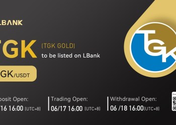 LBank Exchange Will List TGK GOLD (TGK) on June 17, 2022