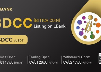 LBank Exchange Will List Bitica Coin (BDCC) on September 1, 2022