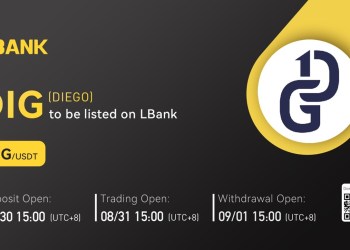 DIEGO (DIG) Is Now Available for Trading on LBank Exchange