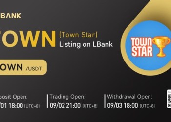 LBank Exchange Will List Town Star (TOWN) on September 2, 2022