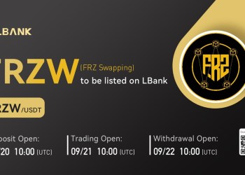 FRZ Swapping (FRZW) Is Now Available for Trading on LBank Exchange