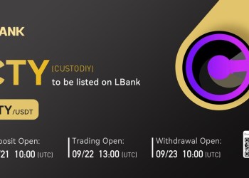 Custodiy (CTY) Is Now Available for Trading on LBank Exchange