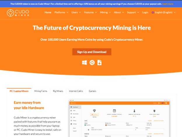 uptobox crypto mining