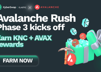 Avalanche Rush Phase 3 kicks off with $2 Million in rewards as KyberSwap celebrates 1 year partnership with Avalanche Foundation!