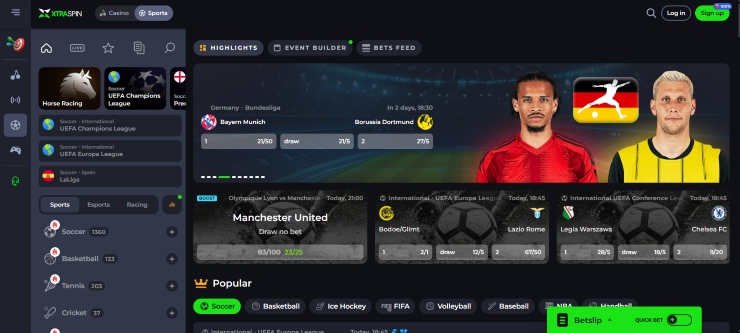 xtraspin - non gamstop betting sites