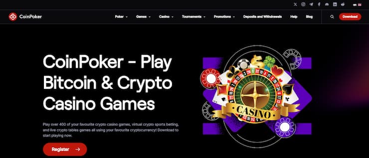 CoinPoker is great pick for intant payouts of your casino winnings