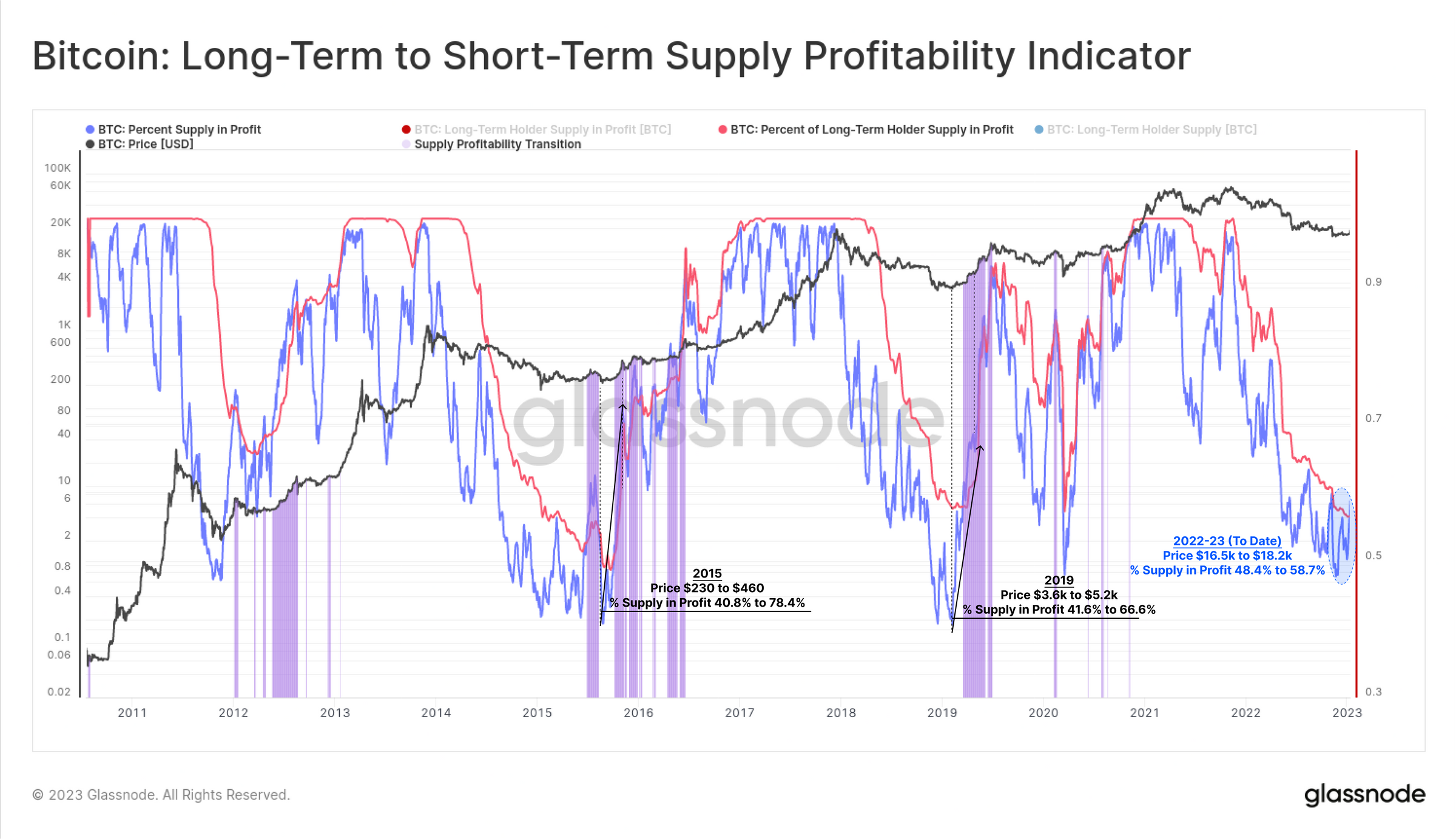 Bitcoin Long-Term To Short-Term Profitability