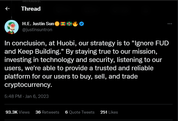 Huobi Token Sees $75 Million Leave Platform In Last 24 Hours