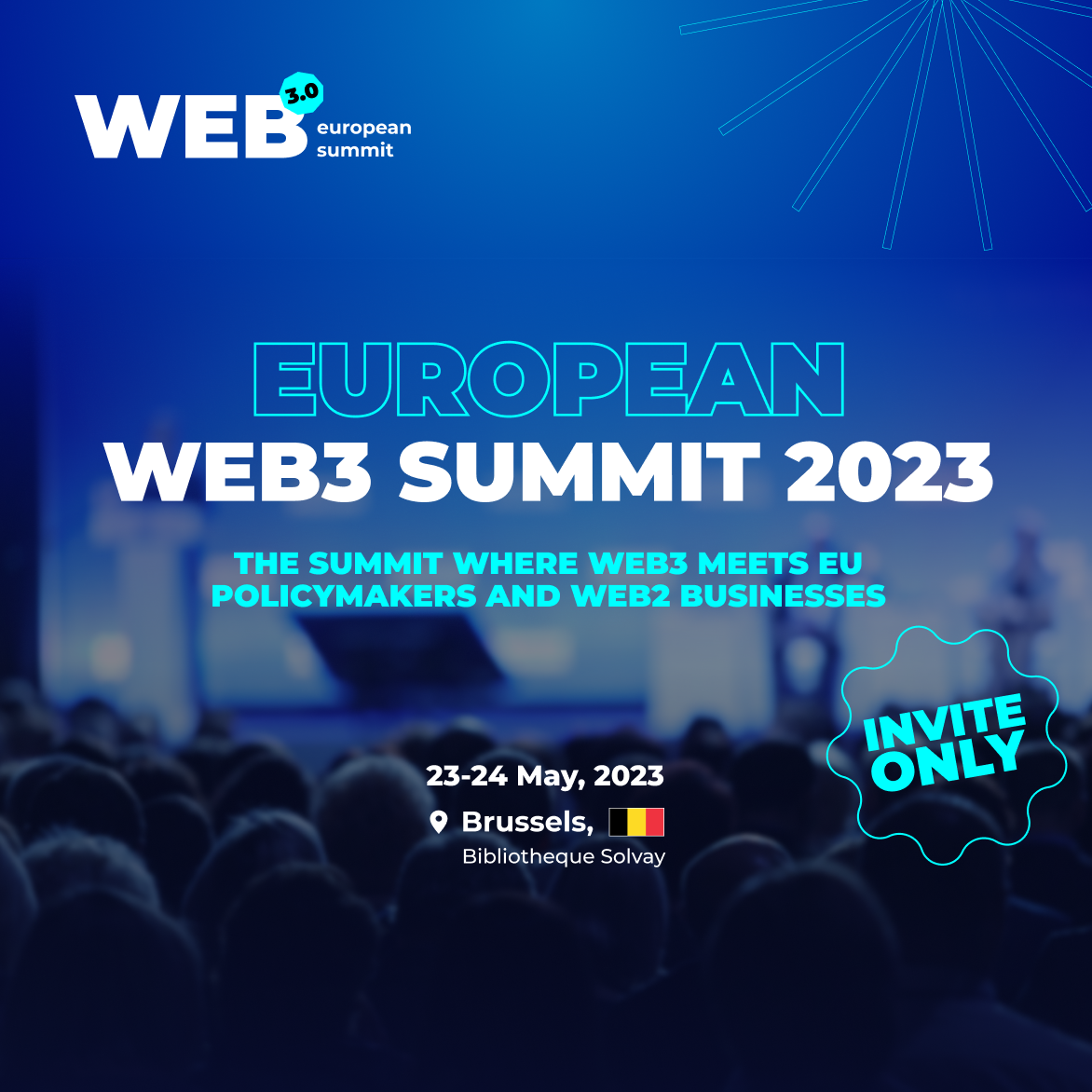 The EUROPEAN WEB3 SUMMIT 2023, 2324 May, BRUSSELS the Summit where