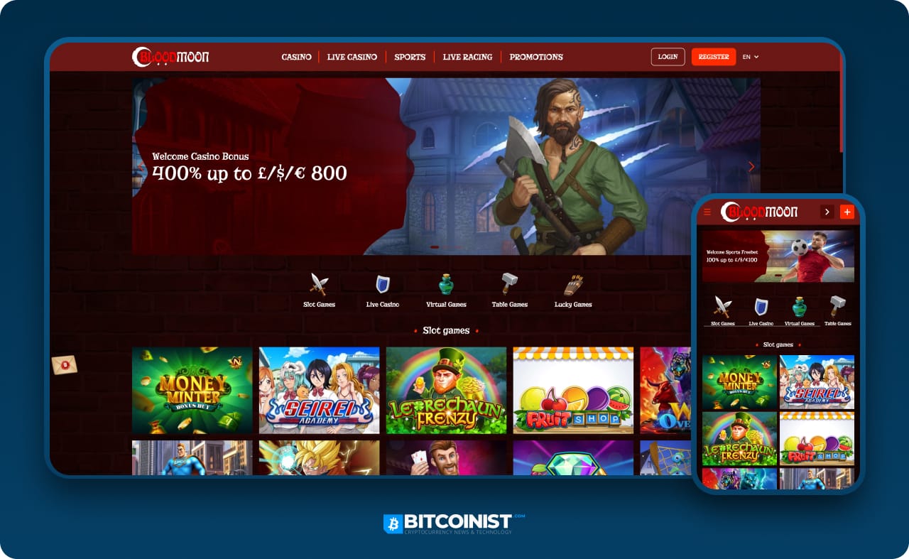 Bloodmoon Casino Non gamstop Review