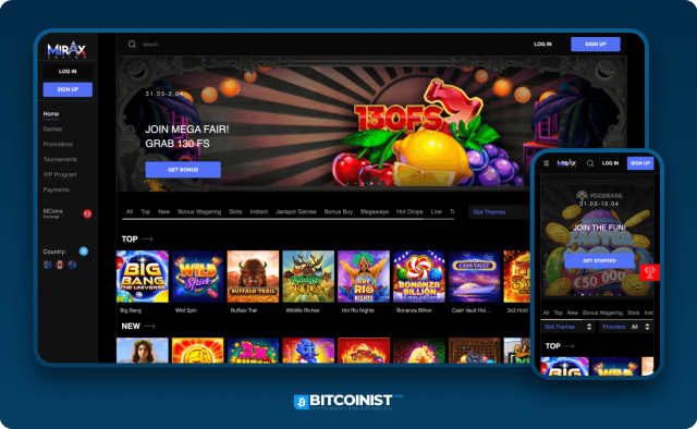 Mirax Casino Online