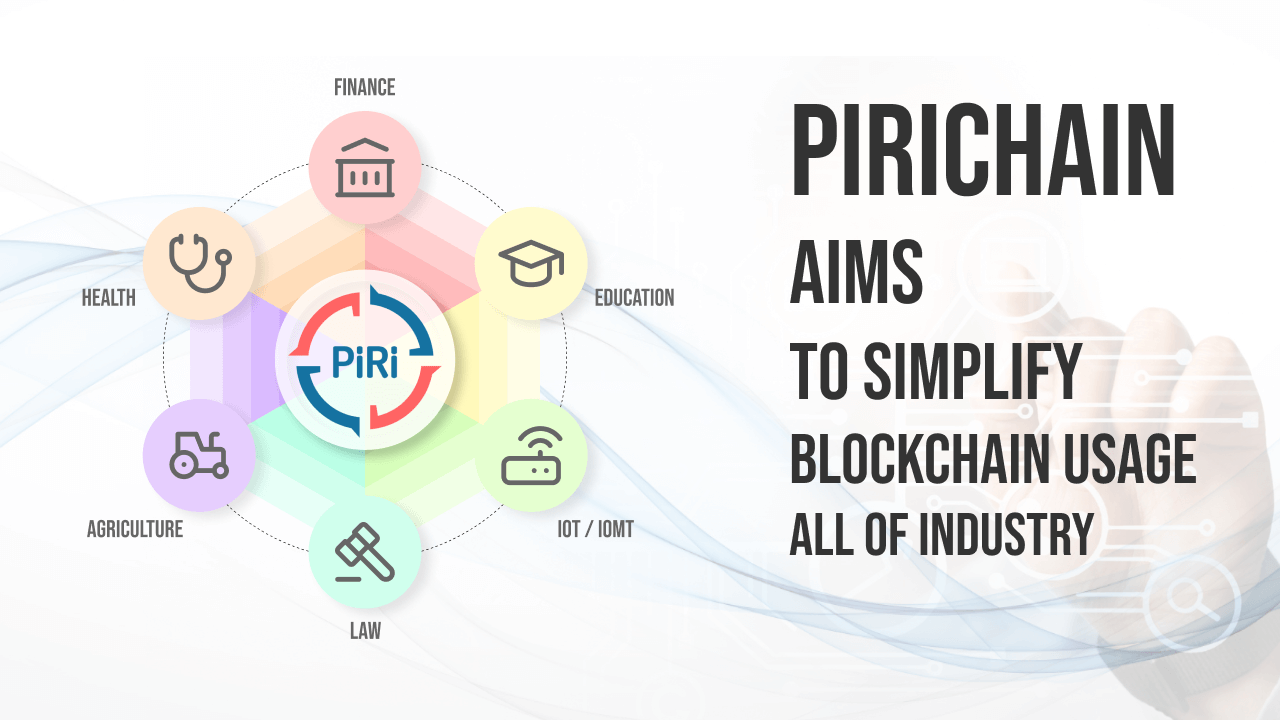 Pirichain aims to simplify Blockchain use for the entire industry.