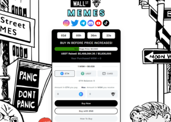 Wall St Memes is Becoming the No.1 Meme Coin, Presale Nears $5.5 Million