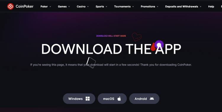 coinpoker download 