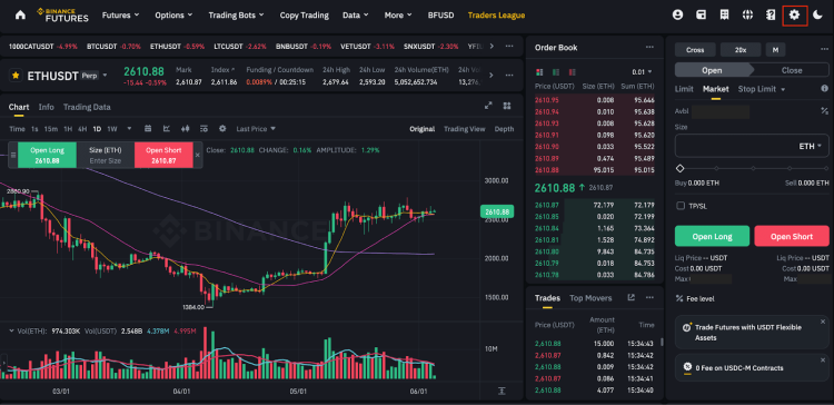 binance trading