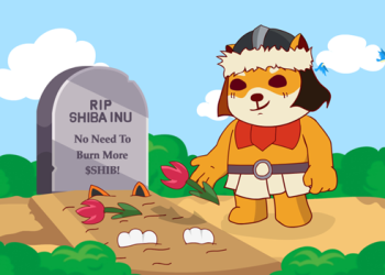 Golden Inu Tosses a Rose on Grave of Shiba Inu; Mocks the failed $SHIB Burn concept