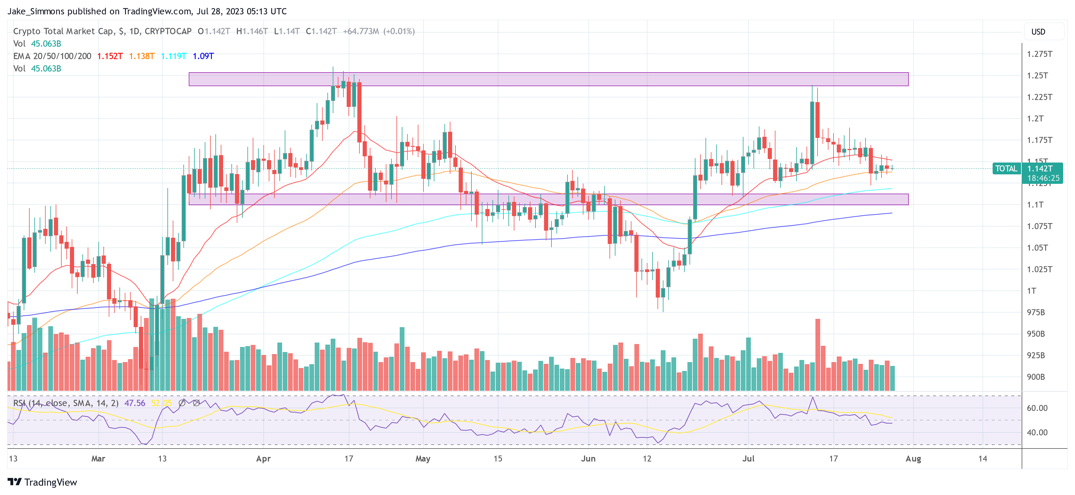 total crypto market cap Elon Musk fears