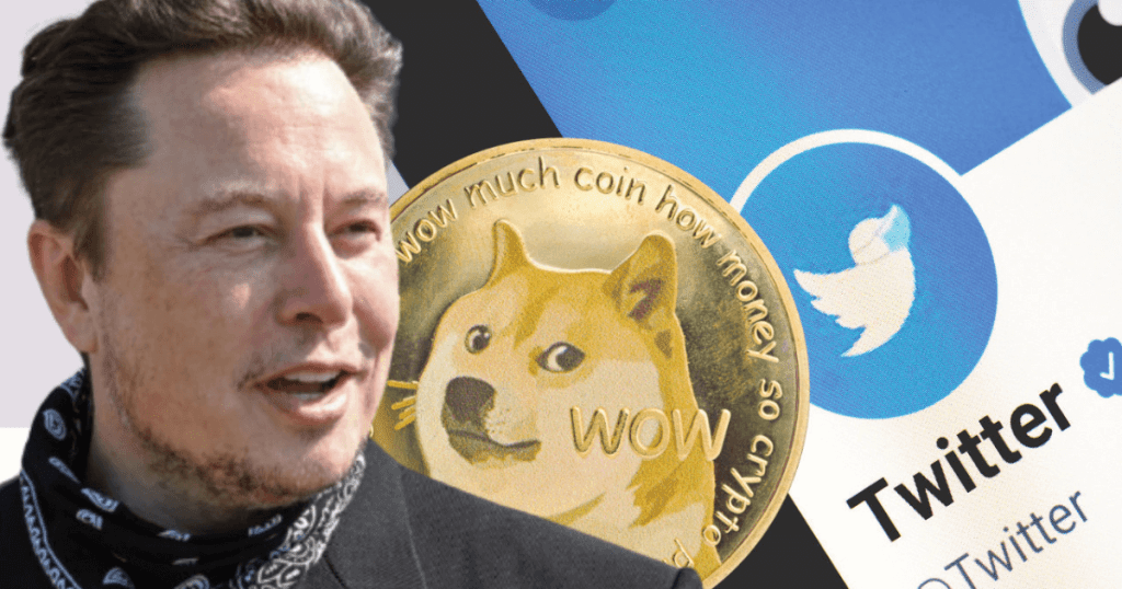 Elon Musk Twitter X Dogecoin DOGE