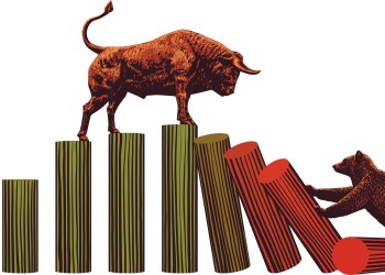 Litecoin bull and bear