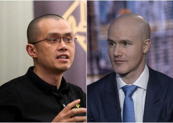 Coinbase CEO Armstrong and Binance CEO CZ