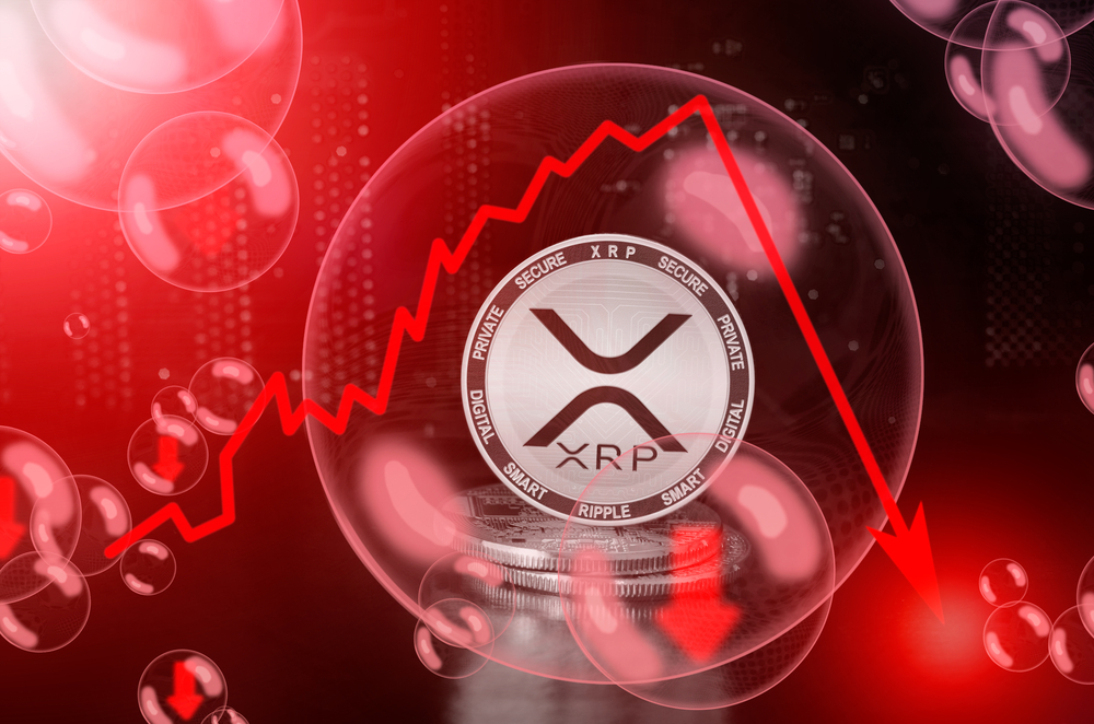 XRP price down