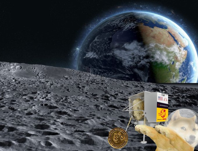 Dogecoin To The Moon Astrobotic