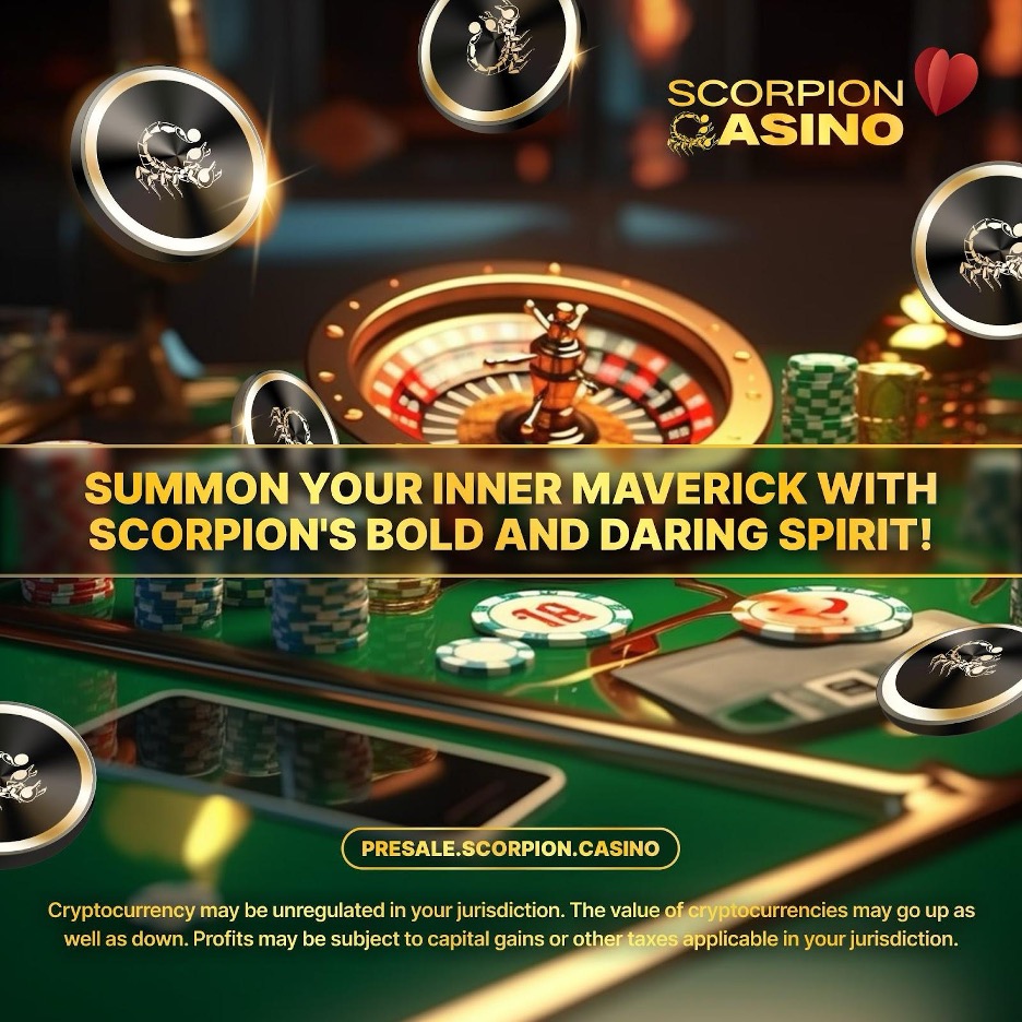 Scorpion Casino (SCORP) Presale Makes Remarkable Progress, Token Leads Scorpion Casino (SCORP) Presale Makes Remarkable Progress, Token Leads