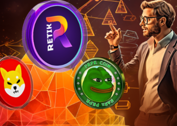 3 cryptos below $0.1 for an easy 10x in Q1 2024: Shiba Inu (SHIB), Retik Finance (RETIK), and Pepe (PEPE)