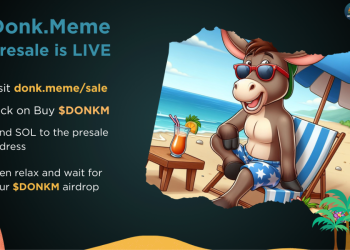 Donk.Meme On A Mission To Become The Number 1 Donkey Mascot Of The Solana Ecosystem, As They Fill 30% of Their Presale Allocation