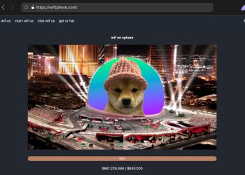 Dogwifhat WIF Las Vegas Sphere