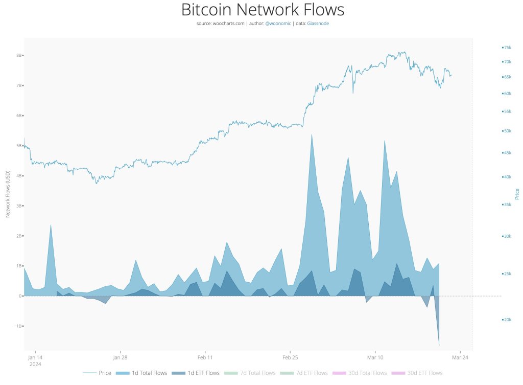 Bitcoin Network Flows | Source: Willy Woo on X