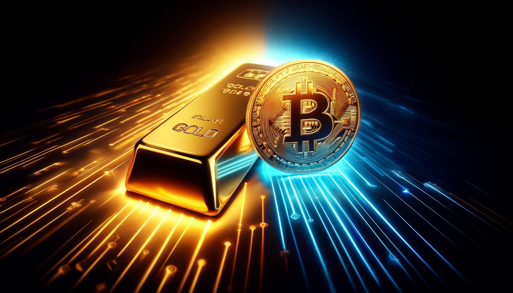 Gold Bitcoin price