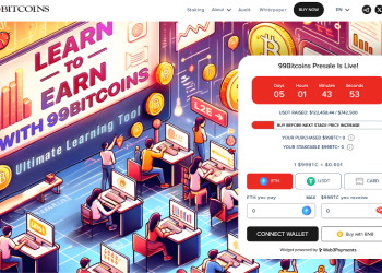 New Crypto Presale 99bitcoins Token ($99BTC) Rewards Holders in Learn-2-Earn – Presale Live With $120K Raised in 24 Hours
