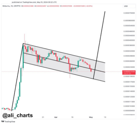 Shiba Inu Flashes Bull Flag, Why A 150% Price Jump Is Imminent