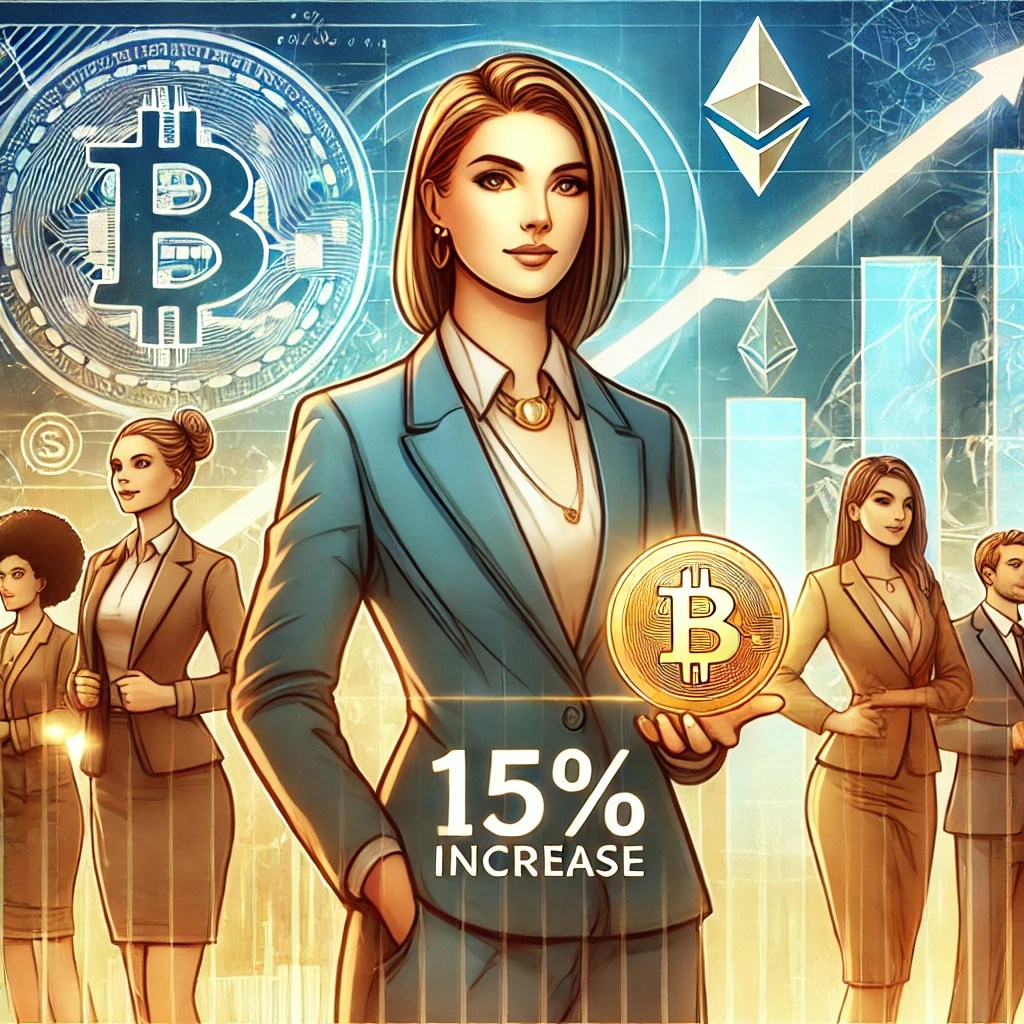 Women in Crypto Outearn Men by 15%