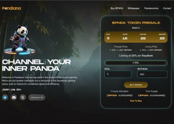 Pandiana Set To Launch Presale, Here’s Why You Shouldn’t Miss The $PNDA Token