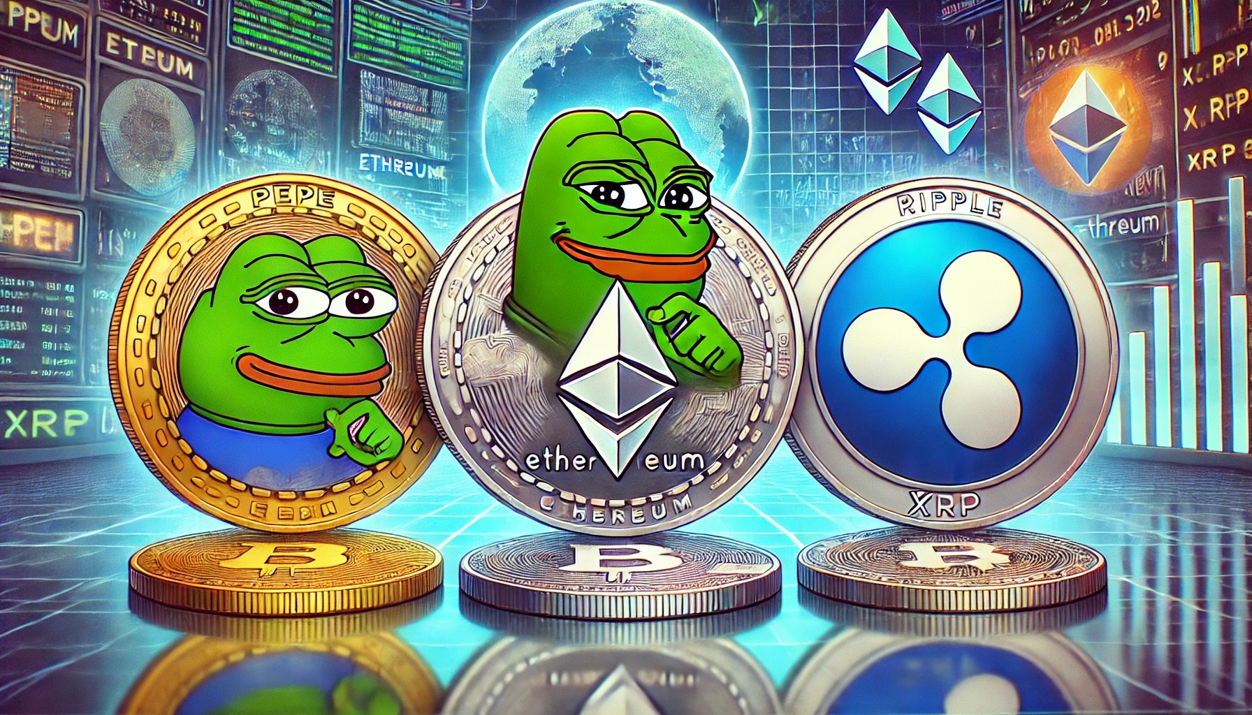 Crypto Analyst Releases Outlook For PEPE, Ethereum, And XRP, Here Are The Targets