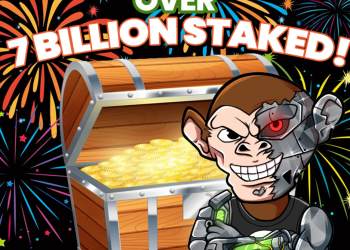 Chimpzee Meme Coin Reaches 7 Billion CHMPZ Staked Milestone, Poised for a Major Pump in September