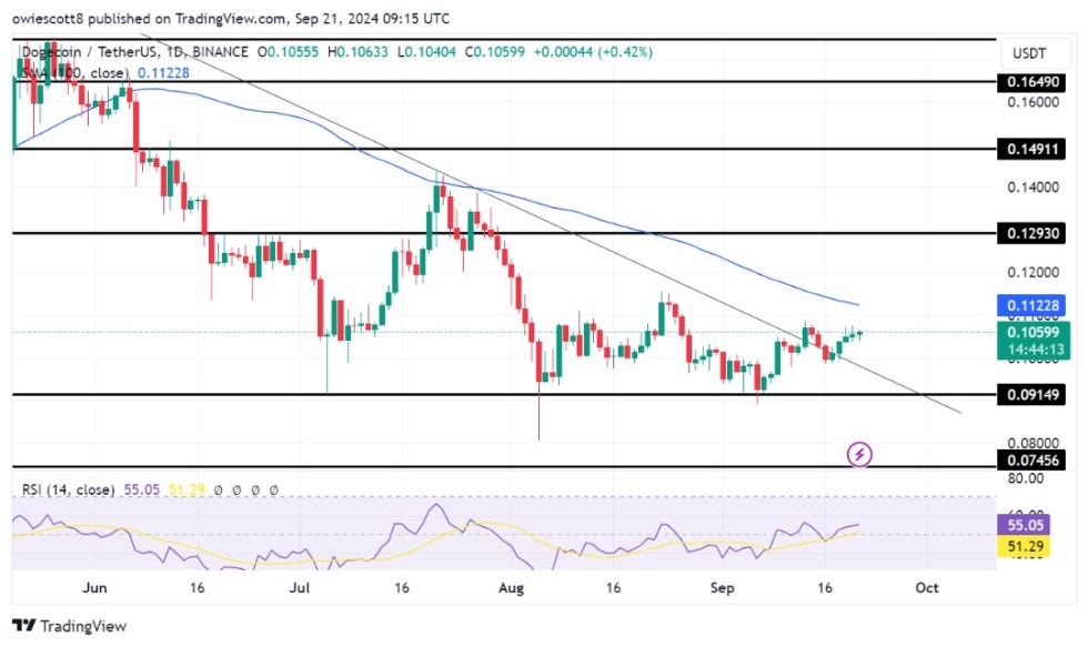 Изменение RSI Dogecoin вселяет оптимизм в отношении потенциальной прибыли до $0,1293