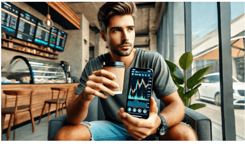 trading crypto on mobile