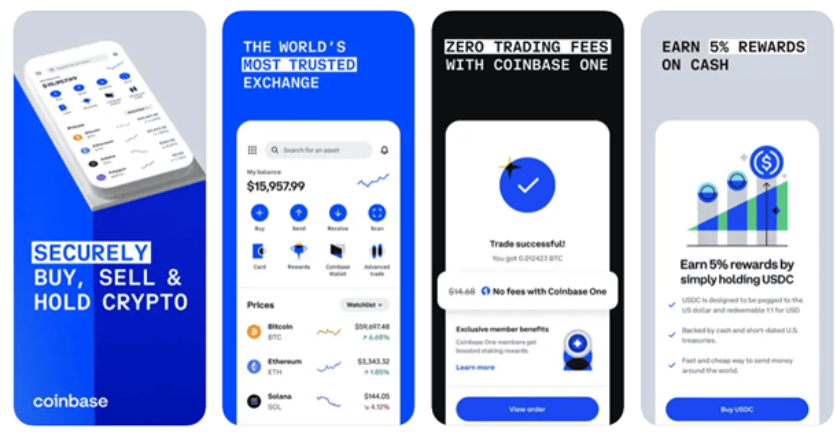 coinbase app overview  