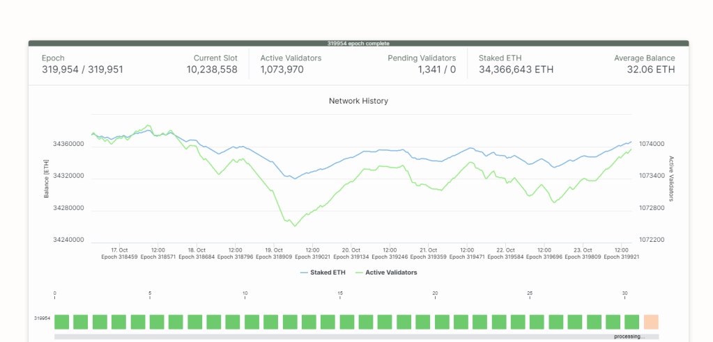 Mainnet Validator |Source: Beaconcha.in