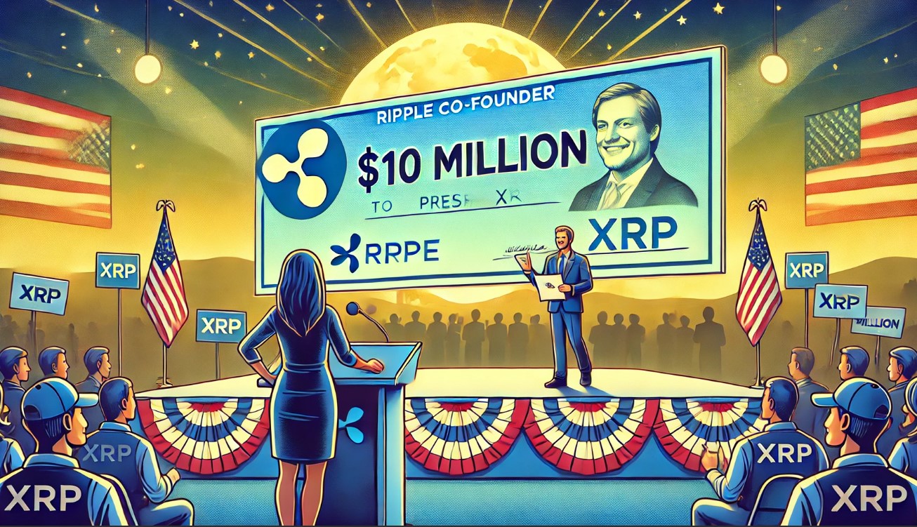 Ripple Co-Founder Donates $10 Million In XRP To Kamala Harris’s Campaign