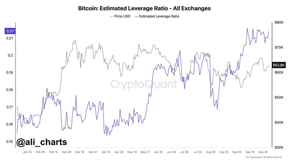 Растет ли спрос на биткойны (BTC)? Все больше инвесторов погружаются в сделки с использованием кредитного плеча